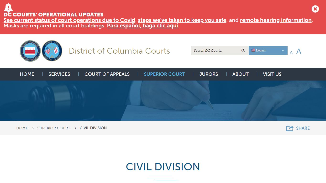 Civil Division | District of Columbia Courts