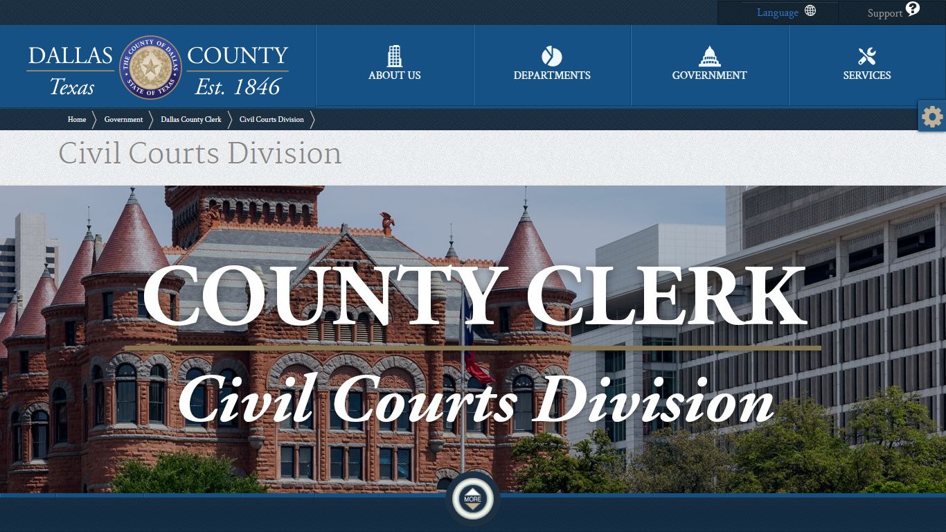 County Clerk | Civil Courts Division - Home - Dallas County